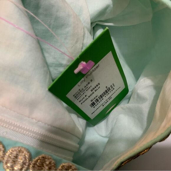 Lilly Pulitzer Bentely V Neck Dress 2 NWT Blue - Picture 10 of 12